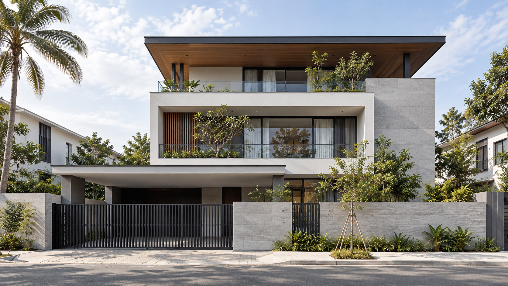 Reference 8: Restrained residential frontage